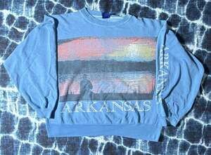 Vintage Sun Arkansas Scenic Sunset Graphic Sweatshirt